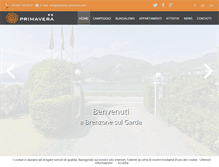 Tablet Screenshot of camping-primavera.com
